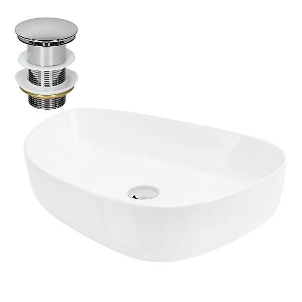 LuxeBath Waschbecken Aufsatzwaschbecken aus Keramik für günstig online kaufen