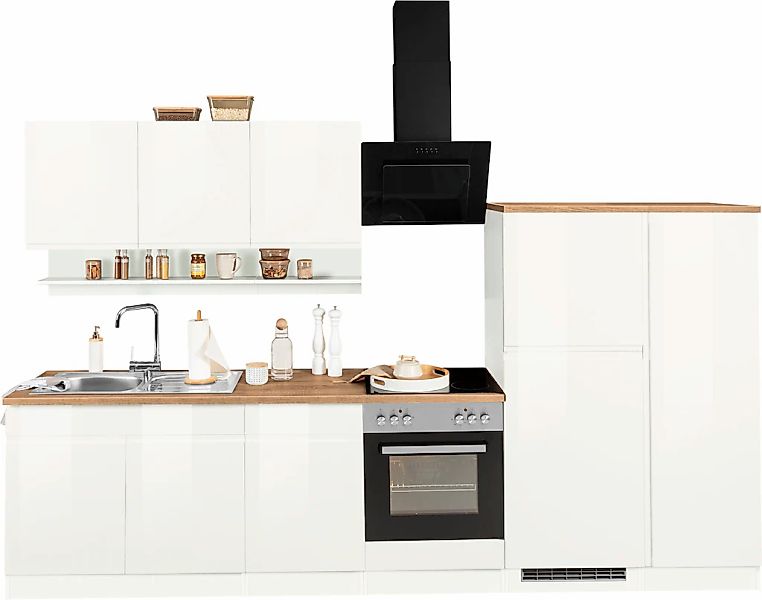 HELD MÖBEL Küchenzeile "Virginia", Breite 320 cm, wahlweise mit E-Geräten günstig online kaufen