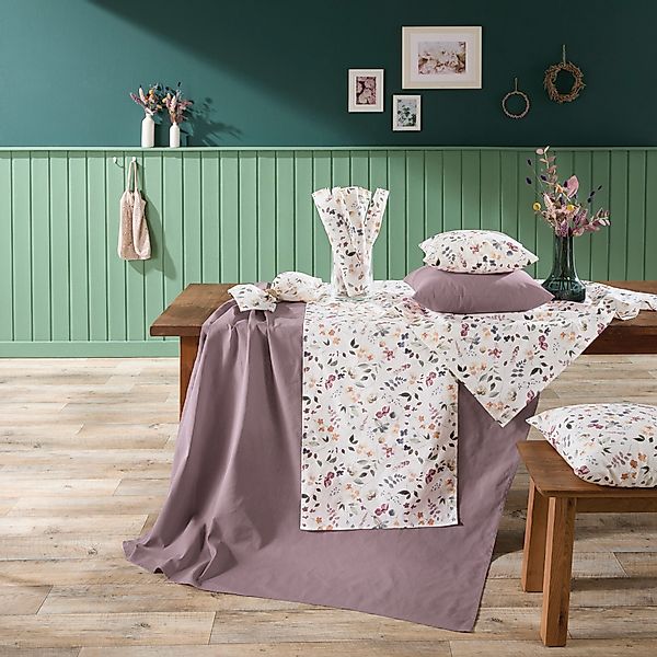 REDBEST Tischdecke Tischläufer, Baumwolle Blumen günstig online kaufen
