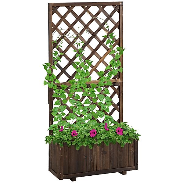 MC Star Hochbeet mit Rankgitter Blumenkasten günstig online kaufen