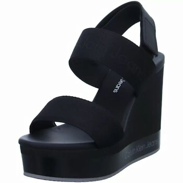 Calvin Klein Jeans  Sandalen Sandaletten YW0YW013600GO black YW0YW013600GO günstig online kaufen