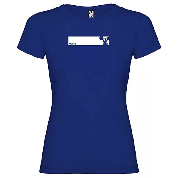 Kruskis Train Frame Kurzärmeliges T-shirt S Royal Blue günstig online kaufen