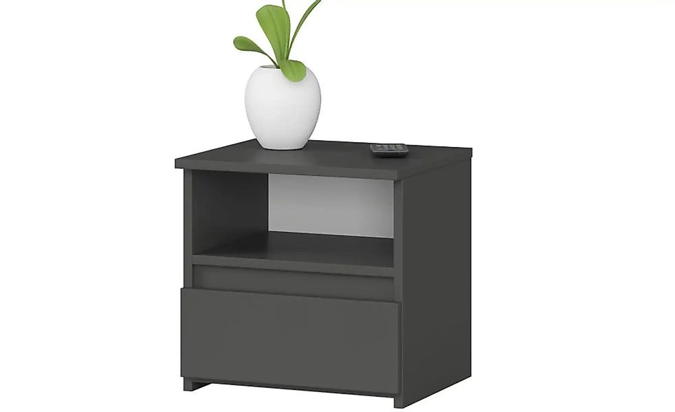Nachttisch  Carla ¦ grau ¦ Maße (cm): B: 40 H: 40 Tische > Nachttische - Hö günstig online kaufen