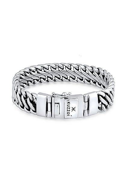 Kuzzoi Silberarmband Herren Panzer Glieder Trend Fein 925 Silber günstig online kaufen