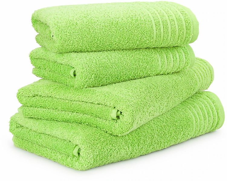 Möve Handtuch Set "New Classic" 4 Stk. Walkfrottier 2x Hand- und 2x Duschtü günstig online kaufen