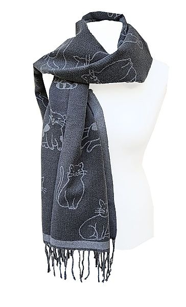 Schal SAISON weicher Schal KATZE Winterschal günstig online kaufen