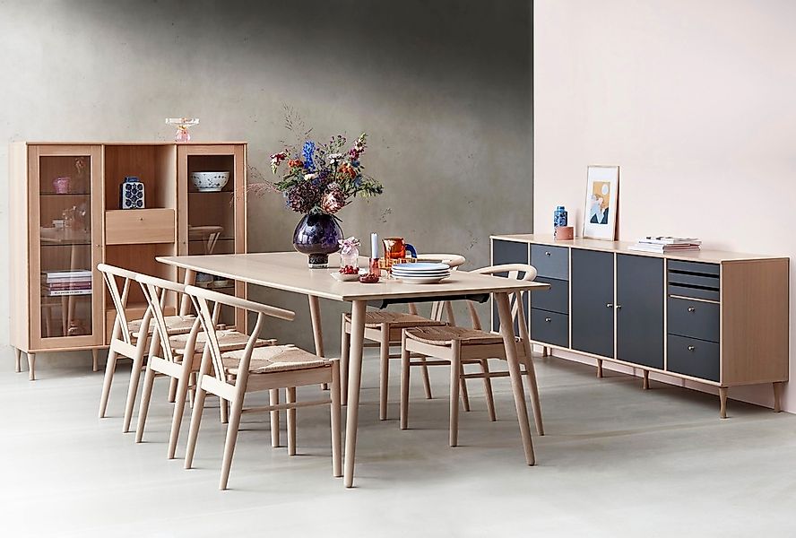 Hammel Furniture Esstisch "Meza Designtisch mit Auszugsfunktion und 2 Einle günstig online kaufen
