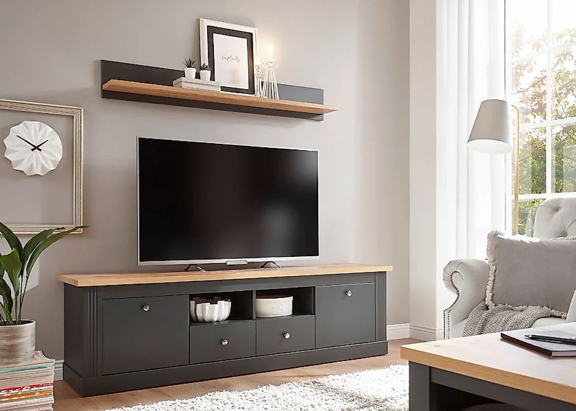 OTTO home Wohnwand "Westminster TOPSELLER" Set, Lowboard und Wandregal, 2 S günstig online kaufen