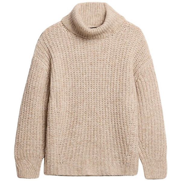 Superdry  Pullover Pull côtelé brossé à col ample femme günstig online kaufen