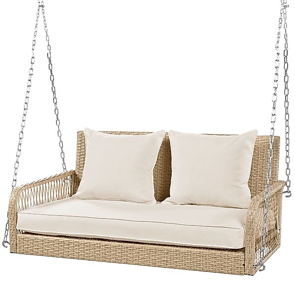 SOFTWEARY Hollywoodschaukel Gartenschaukel, Gartenbank, 2-Sitzer, 2-Sitzer, günstig online kaufen