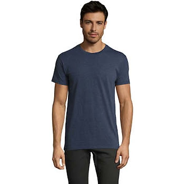 Sols  T-Shirt Camiseta IMPERIAL FIT color Denim-100% algodón semi-peinado günstig online kaufen