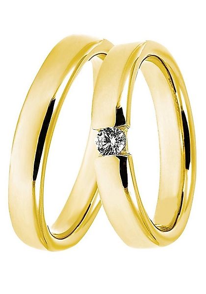 DOOSTI Trauring Schmuck Geschenk Silber 925 Trauring Ehering Partnerring LI günstig online kaufen