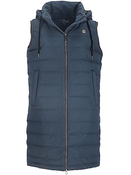 Blue Wave Longweste Damen Steppweste Nathalia lang mit abnehmbarer Kapuze i günstig online kaufen