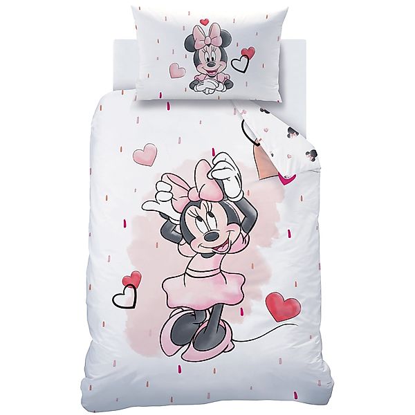 MTOnlinehandel Babybettwäsche Minnie Mouse 100x135 + günstig online kaufen