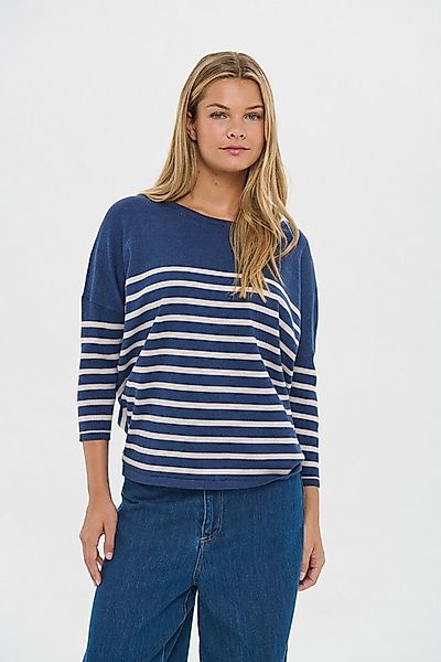 Saint Tropez Strickpullover MilaSZ R-neck Stripe Oversize Fit, Feinstrick, günstig online kaufen