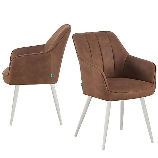 DUBI Möbel 4-Fußstuhl THOMAS-SANA 2er-Set, 4-Fuss günstig online kaufen