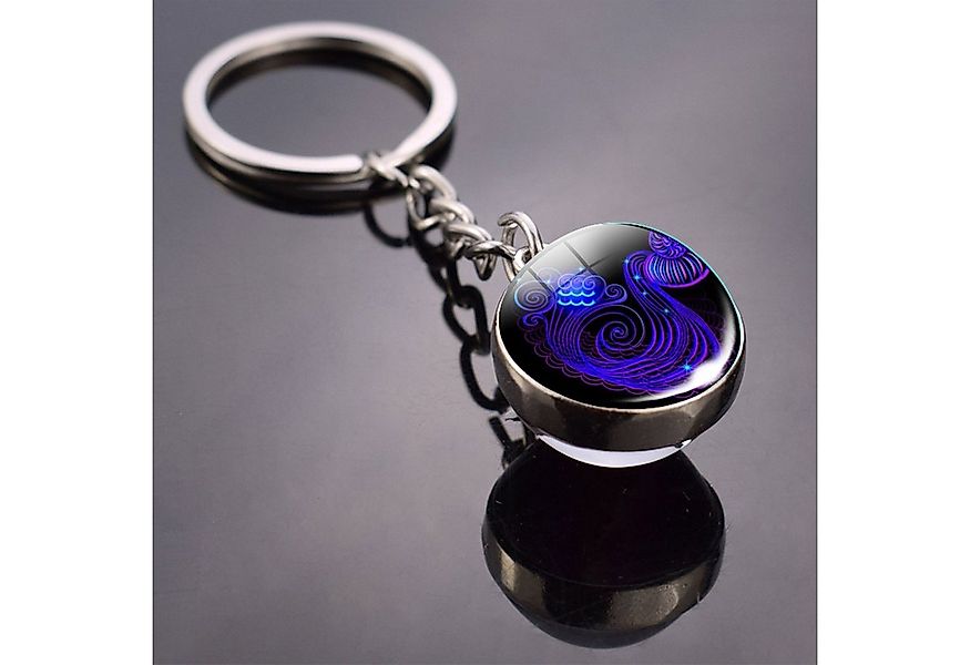 Stelby Schlüsselanhänger Wassermann Sternzeichen Schlüsselanhänger 3D mit G günstig online kaufen