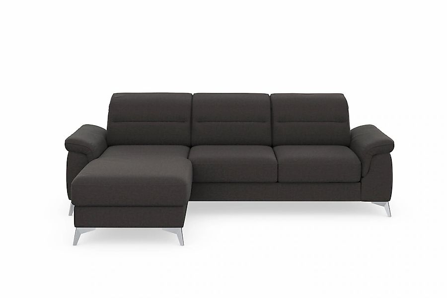 sit&more Ecksofa »Sinatra L-Form« mit Recamiere, optinal mit Kopfteilverste günstig online kaufen