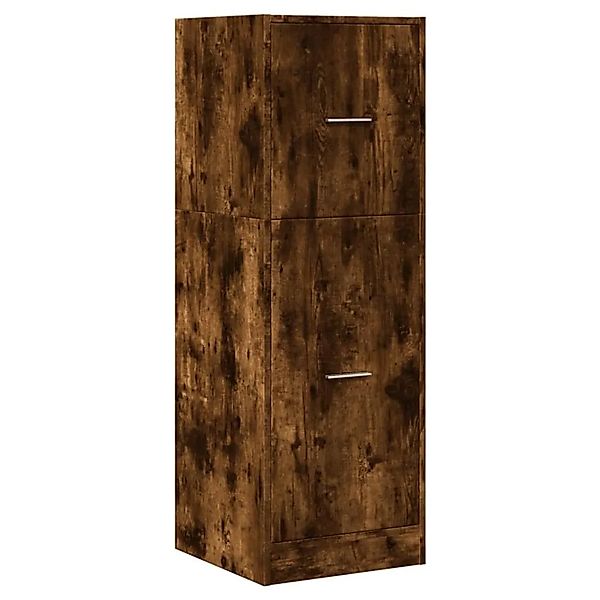 vidaXL Apothekerschrank Räuchereiche 40x41x118 cm Holzwerkstoff 855200 günstig online kaufen