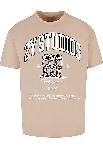 2Y Studios T-Shirt "2Y Studios Herren Globus Oversize Tee" günstig online kaufen