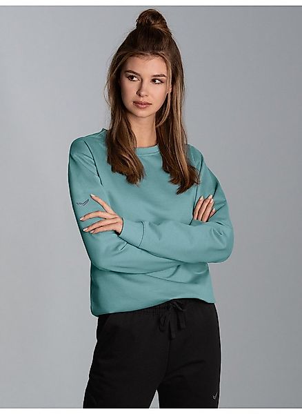 Trigema Sweatshirt TRIGEMA Sweatshirt aus Biobaumwolle günstig online kaufen