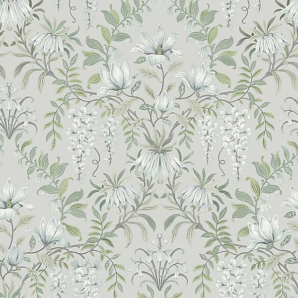 Laura Ashley Vliestapete Parterre Sage 10,05 x 0,52 m günstig online kaufen