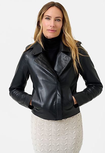 RICANO Lederjacke Juana Lederjacke mit Hemdkragen günstig online kaufen