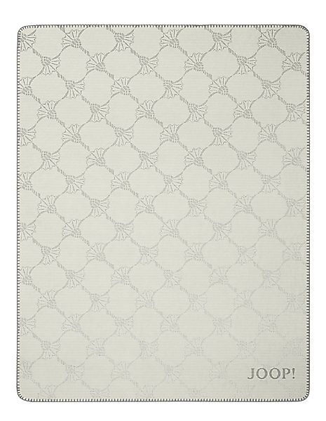 Wohndecke J!CORNFLOWER DOUBLE, 150 x 200 cm, Beige, JOOP!, Mischgewebe, Mad günstig online kaufen