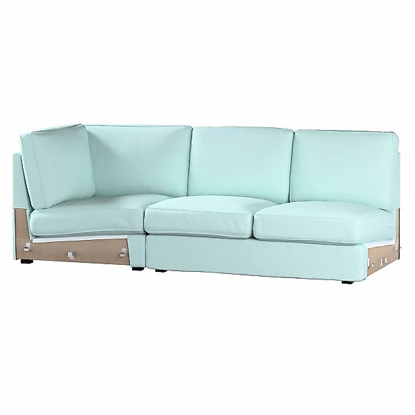 Bezug für Kivik Eckteil, hellblau, Cotton Panama (702-10) günstig online kaufen