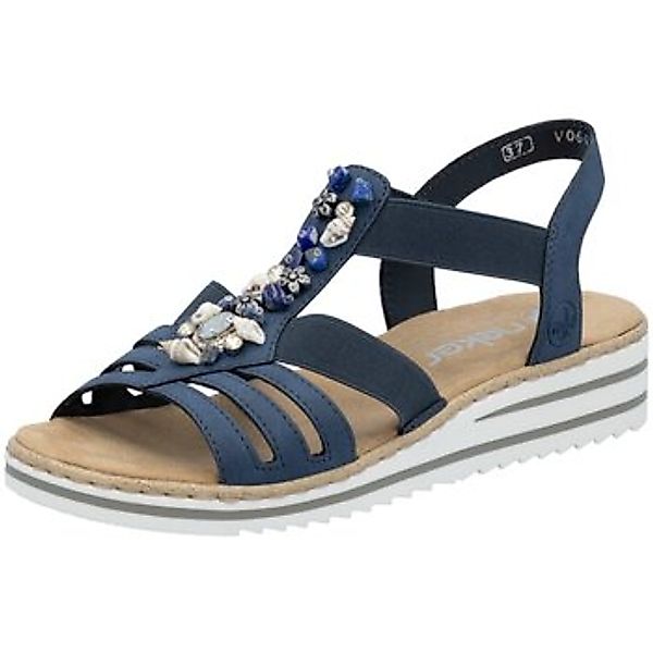 Rieker Sandalen Textil Keilsandalette günstig online kaufen