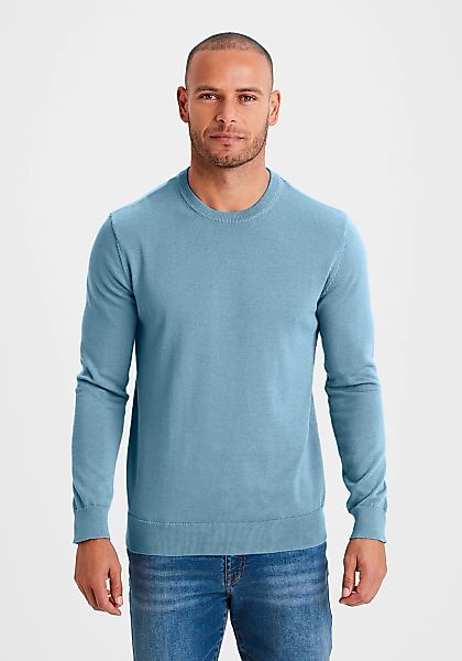 H.I.S Strickpullover, Regular Fit, Langarm, Pullover aus Feinstrick, Baumwo günstig online kaufen