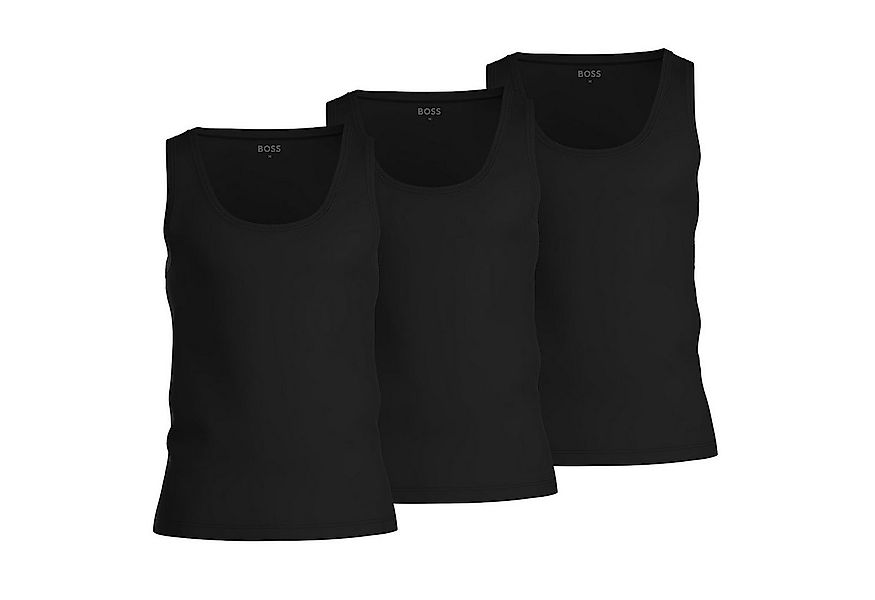 BOSS Unterhemd Pure Cotton (Packung, 3-St., 3er-Pack) Tank Top Achselhemd R günstig online kaufen