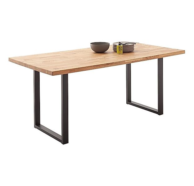 Lomadox Esstisch ZAMORA-06, Massivholztisch, 120x75 cm, Wildeiche massiv ge günstig online kaufen