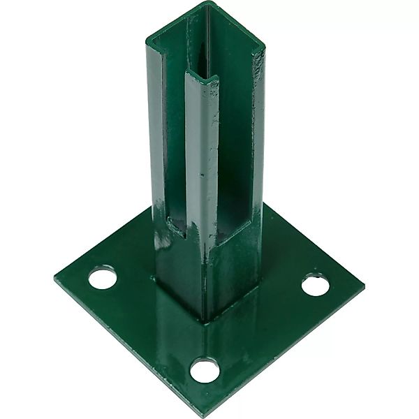 Bodenplatte für Zaunpfosten 40 x 40 mm Grün günstig online kaufen