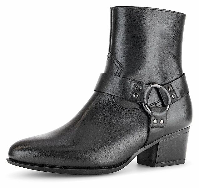 Gabor St. Tropez Westernstiefelette, Blockabsatz, Cowboystiefelette, günstig online kaufen