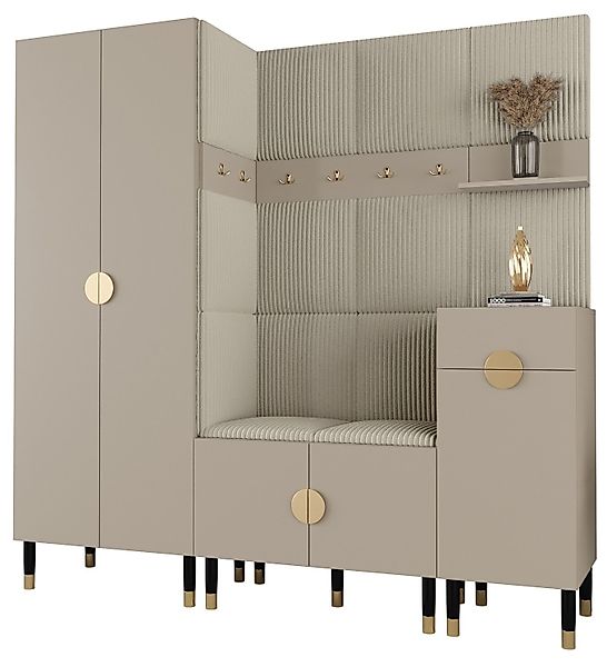 ABIKS MÖBEL Kompaktgarderobe PALERMO Set 1 günstig online kaufen