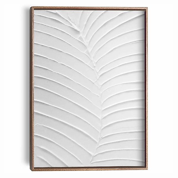 Reinders Wandbild "Blattadern", Wohnzimmer - Weiß - MDF - Blumen und Pflanz günstig online kaufen