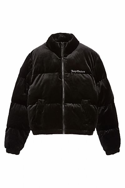 Juicy Couture Steppjacke "JUICY VELOUR PUFFA JACKET Damen" ohne Kapuze Step günstig online kaufen