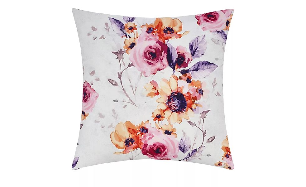 Kissen  Blumenbouquet - mehrfarbig - 100% Polyesterfüllung - 45 cm - Heimte günstig online kaufen