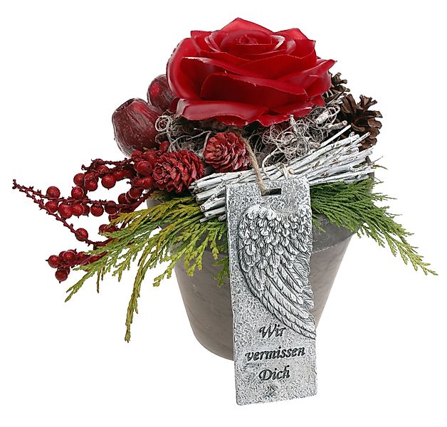 CreaFlor Home Dekokranz Grabschmuck, Handarbeit, Natur, günstig online kaufen