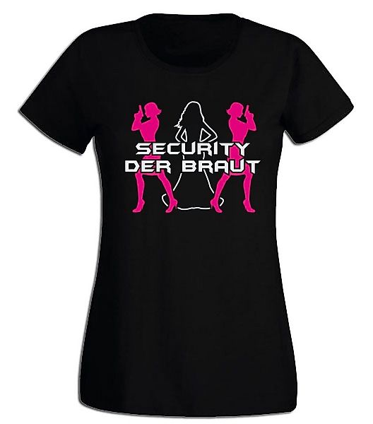 G-graphics T-Shirt zum Junggesellinnen-Abschied - Security der Braut Slim-f günstig online kaufen