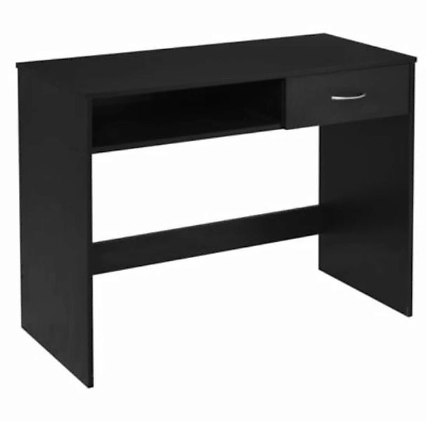 HOMCOM Schreibtisch Ideal kleine Räume, modernes Design schwarz  Erwachsene günstig online kaufen