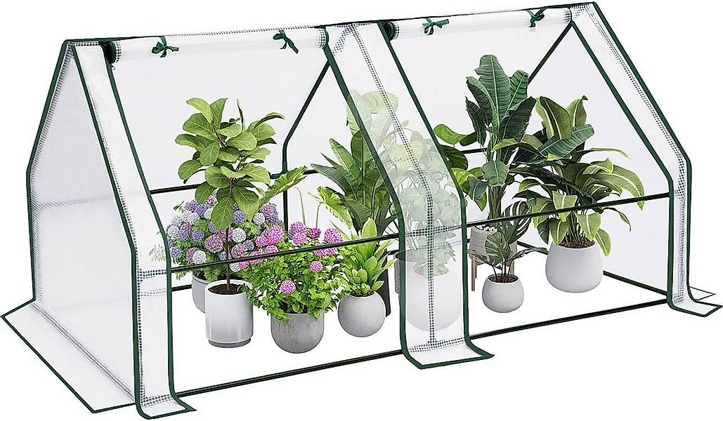 Woltu Foliengewächshaus, BxTxH: 180 x 90 günstig online kaufen
