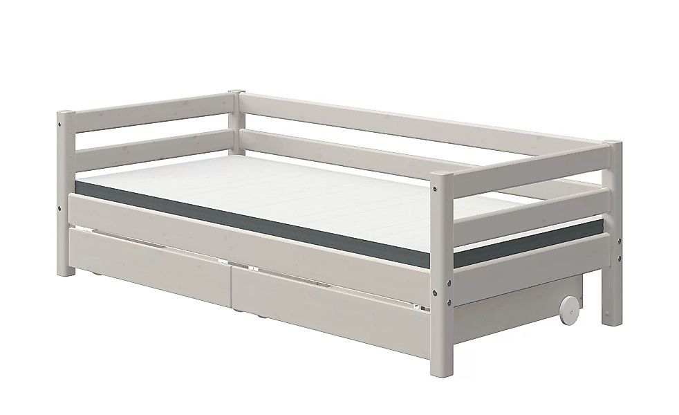 FLEXA Bett mit 2 Schubladen  Flexa Classic - grau - 100 cm - 67 cm - Betten günstig online kaufen