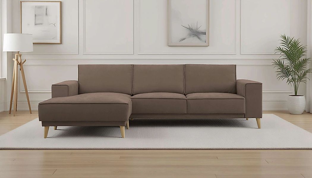 OTTO home Ecksofa "Oland Skandi, weicher Chenille-Stoff" L-Form, 280 cm, We günstig online kaufen