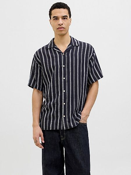 Jack & Jones Kurzarmhemd JJEENZO STRIPE RESORT SHIRT SS SN mit Streifen Mus günstig online kaufen