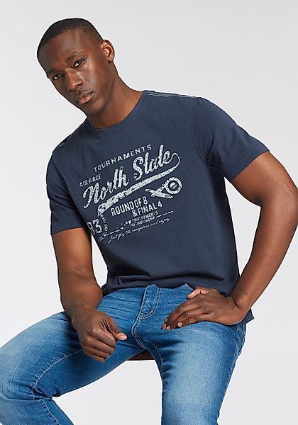 Man's World T-Shirt Kurzarm, bedruckt, Rundhalsausschnitt, günstig online kaufen