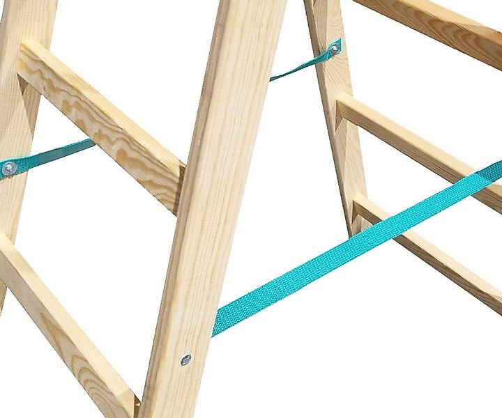 Systafex® Doppelleiter Leiter Doppelstufenleiter Stehleiter Holzleiter günstig online kaufen