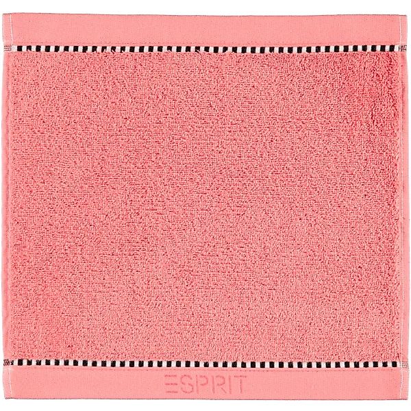 Esprit Box Solid - Farbe: coral - 266 - Seiflappen 30x30 cm günstig online kaufen