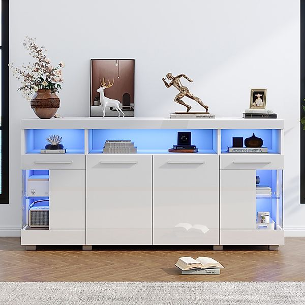 OKWISH Sideboard Seitenschrank (Beistelltisch Kommode, Anrichte, günstig online kaufen